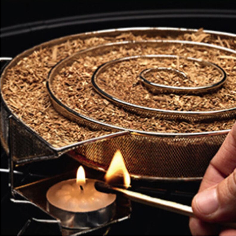 Cold Smoke Generator for Smoker BBQ Grill Cold Smoke Generator Smoker Wood Pellet Kitchen Supplies