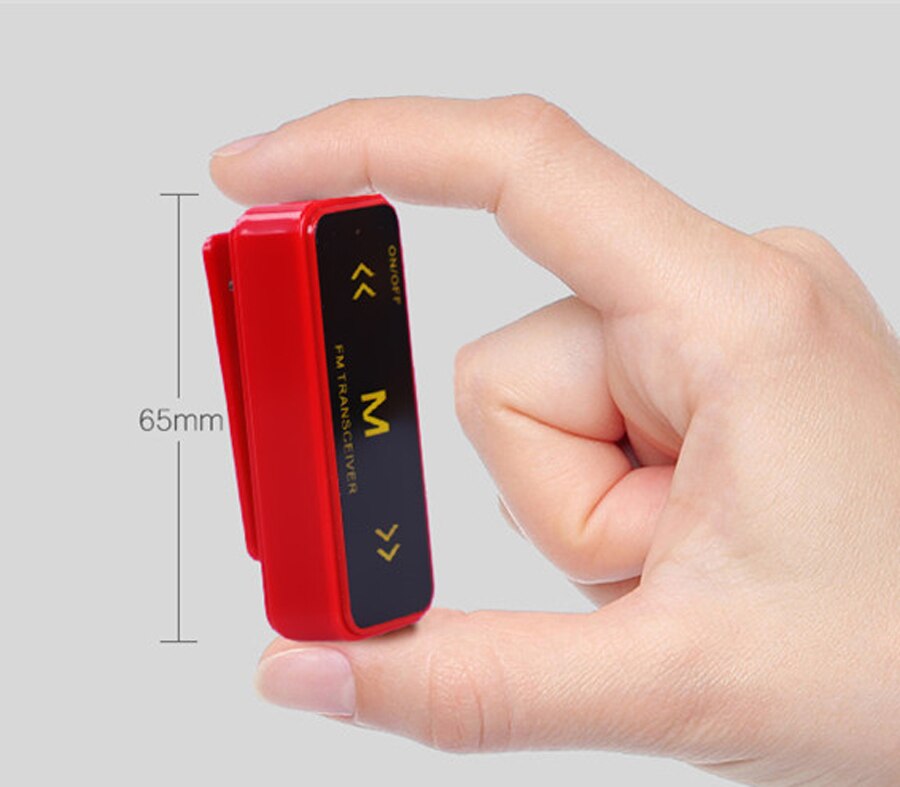 2 pezzi Mini Walkie Talkie 3W 400-470MHz ricetrasmettitore Radio a 2 vie auricolare cuffia paraorecchie ricarica USB walkie-talkie bidirezionali