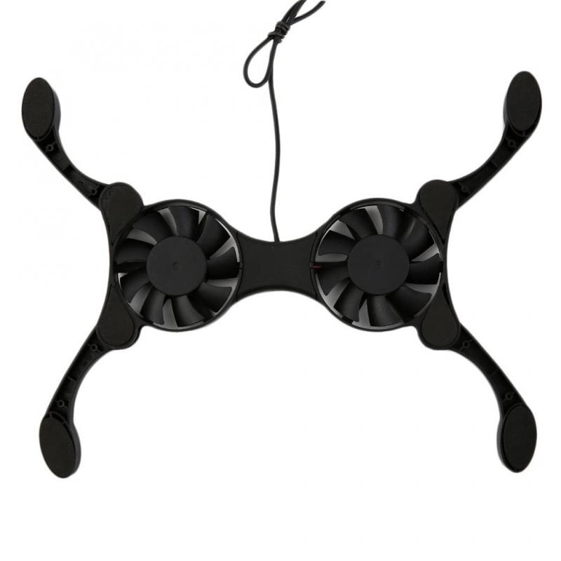 For 7-15" Laptop PC Foldable Cooling Pad Mini USB Cooling Fan Octopus Notebook Cooler Pad Radiator Dual Fans Cooler