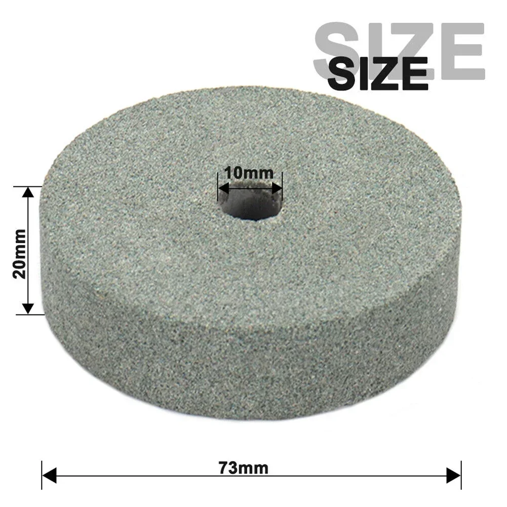 3" Grinding Stone Polishing Wheel 10mm Bore Set For Bench Grinder Metal Working Ceramic Tool Accessories