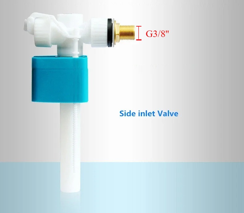 Boczny zawór wlotowy zbiornik wody robić toalety zawór napełniania pływak miska łazienka wlot toaleta narzędzie Platforma regulowany spłukać naciskać przycisk ruchomy: miedź G0.375