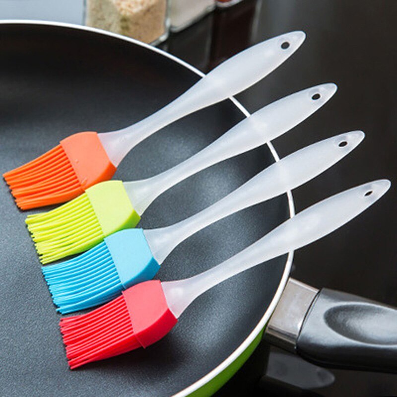 Eco-friendly Silicone Liquid Oil Brush Cake Tools Butter Bread Pastry Brush BBQ Utensil Sauce/Vinegar Cooking Baking Tools F0008