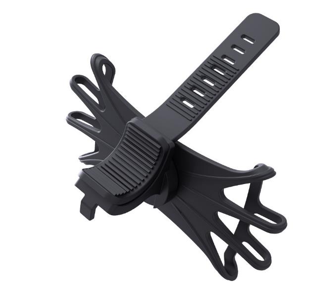Universal Shockproof Elastic Silicone Mount Phone Holder Stand Riding Cycling Moto Bicycle MTB Bike Phone GPS Support Bracket