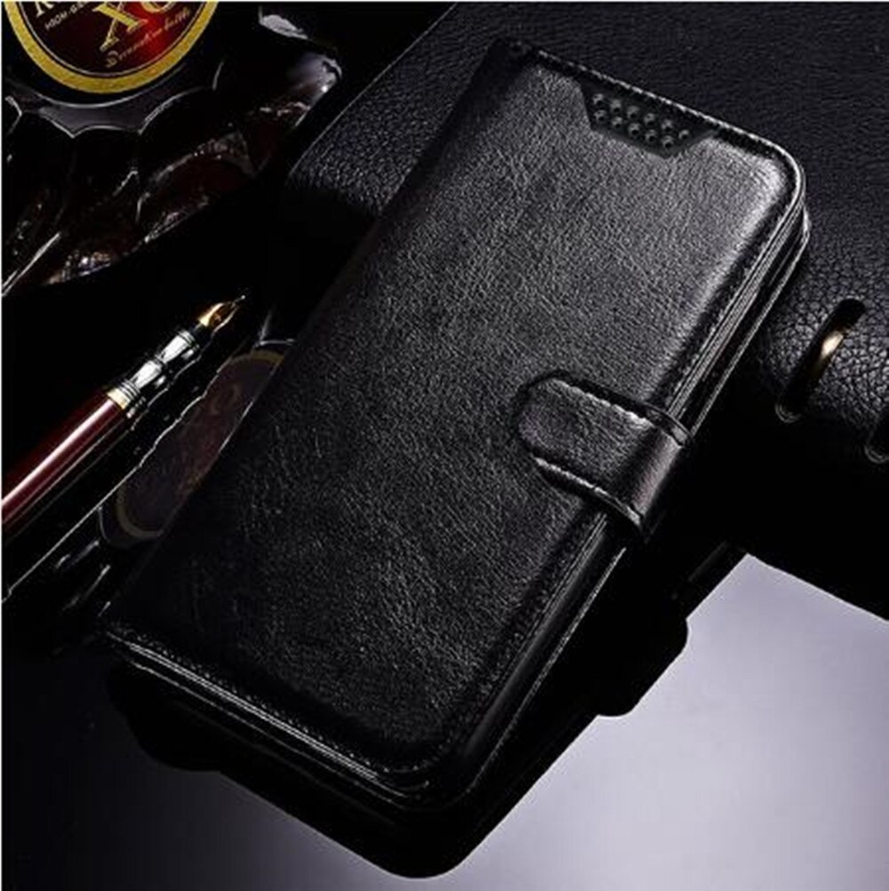 Voor Tecno Spark 6 Go 6.52 "Phone Case Leather Wallet Kaarthouder Stand Boek Cover Voor Spark6 6Go spark6Go Fundas Coque: Black AZ