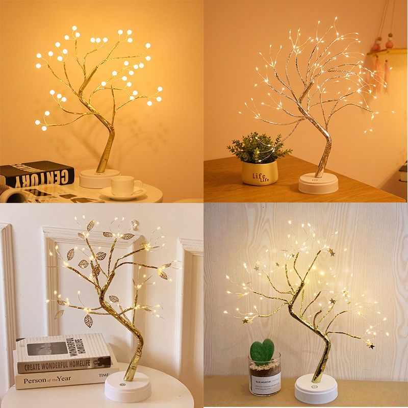 Toytime Populaire Kleur Led Verlichting Boom Parel Lamp Festival Home Decoratieve Lamp Touch Control Sfeer Lamp Bedlampje