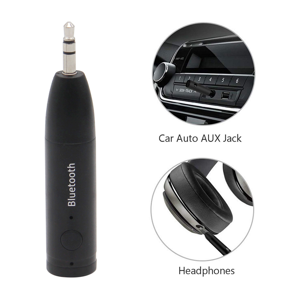Receptor Bluetooth 5,0 de 3,5mm, Mini conector inalámbrico de 3,5mm, AUX, adaptador de Audio de música estéreo manos libres para kit de coche, auriculares y altavoz