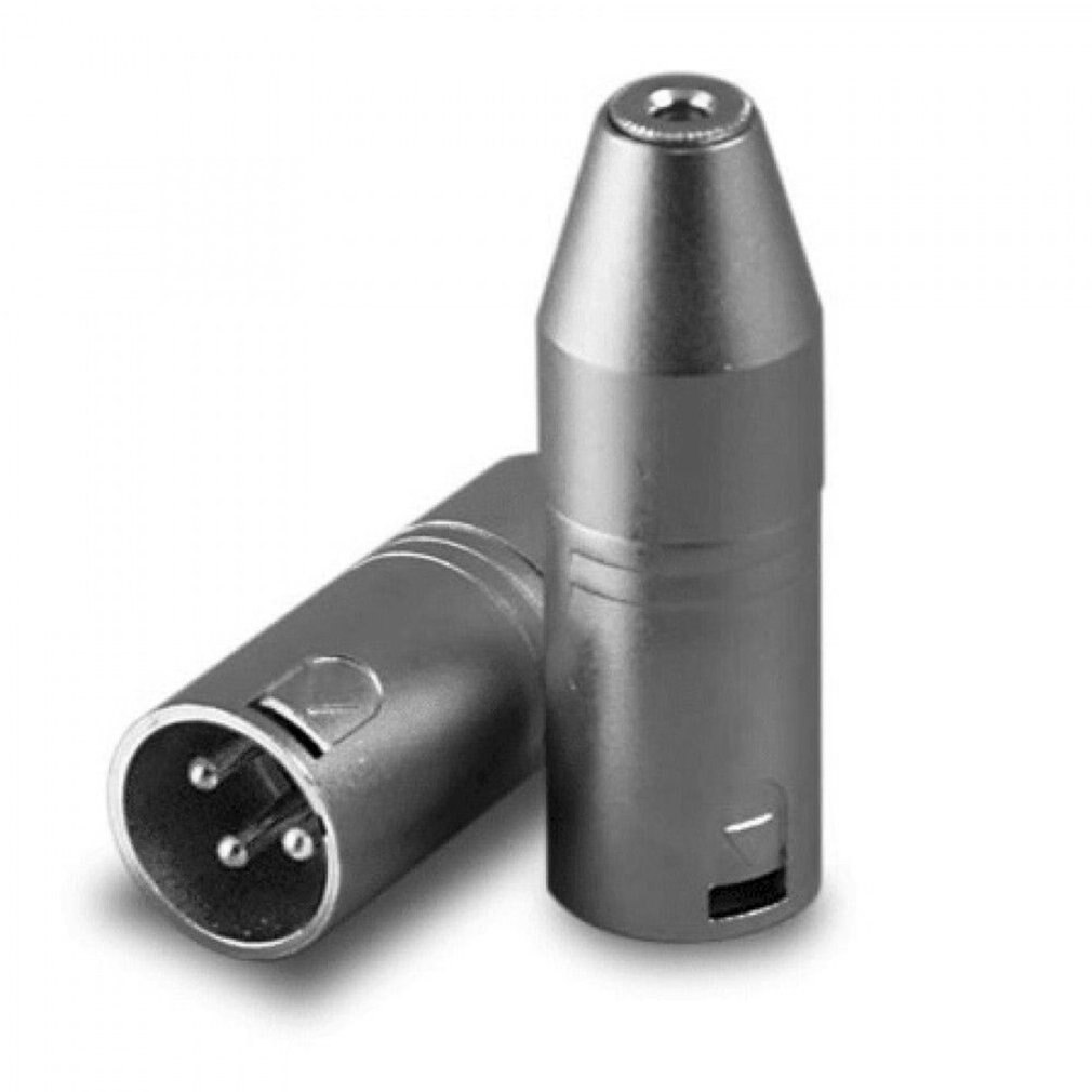 3.5mm Microphone Cable Connector Male Plug Female Jack 3 Pin XLR Mic Adaptor Portable Electronics Accessories