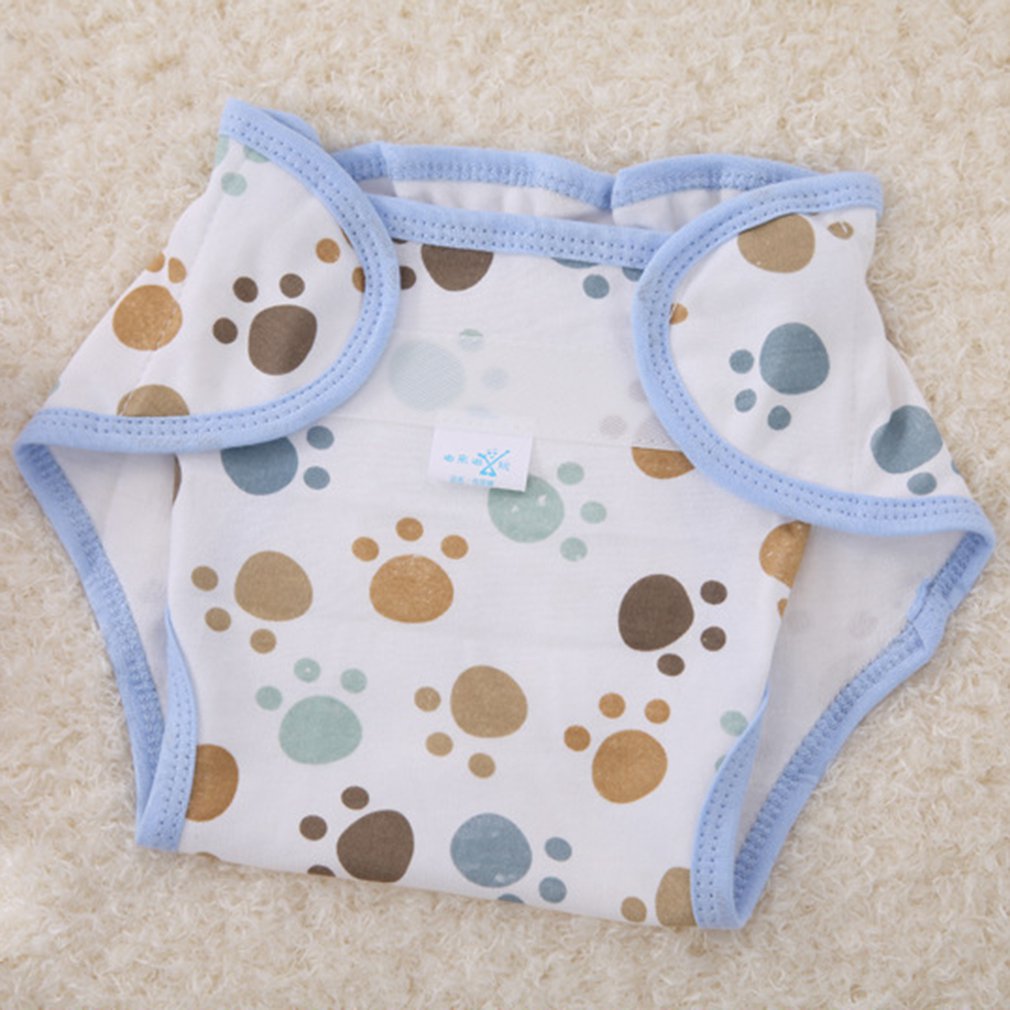 Reusable Nappie Cloth Full Cotton Newborn Baby Natural Diapers Comfortable 6 Layers Washable Baby Care Training Pants Supplies