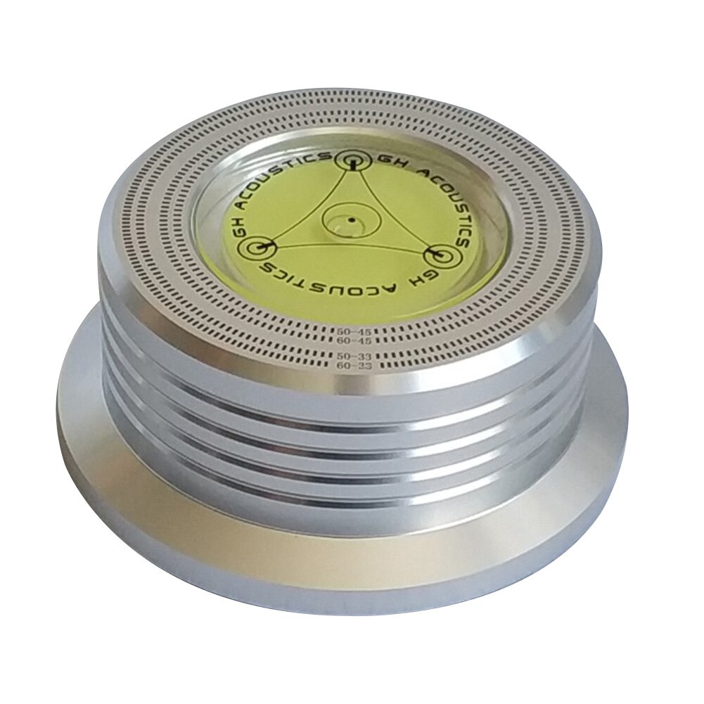 Turntable Record Clamp - Universal Disc Stabilizer - Reduces Vibration - For LP Vinyl Records