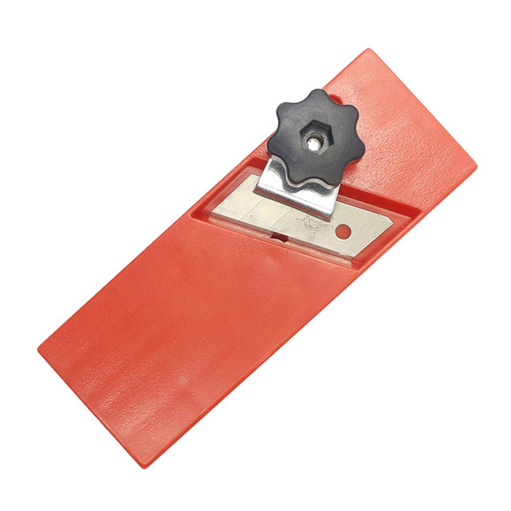 ABS Flat Square Drywall Edge Chamfer Fixture Woodworking Plastic Gypsum Board Router Bit Set Quick Edge Trimming Supplies
