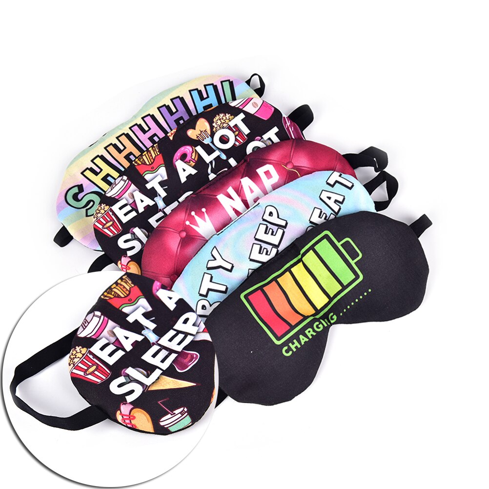 1Pc 3D Oogmasker Aid Blindfold Cover Eye Patch Slaapmasker Case Sleep Rest Vrouwen Meisjes Slaapmasker Rest travel Relax Slapen
