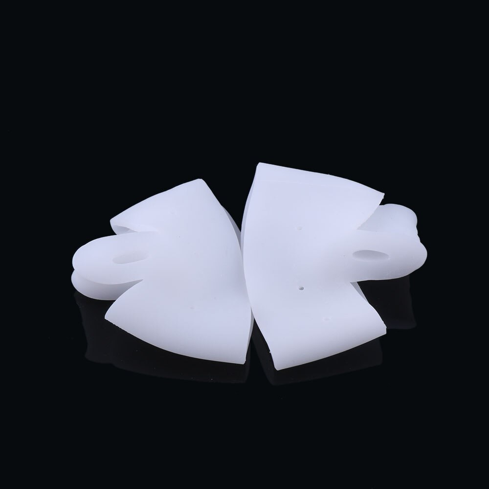 1 Pair Silicone Valgus Deformity Correction Insole Toe Separator Pads For Foot Care