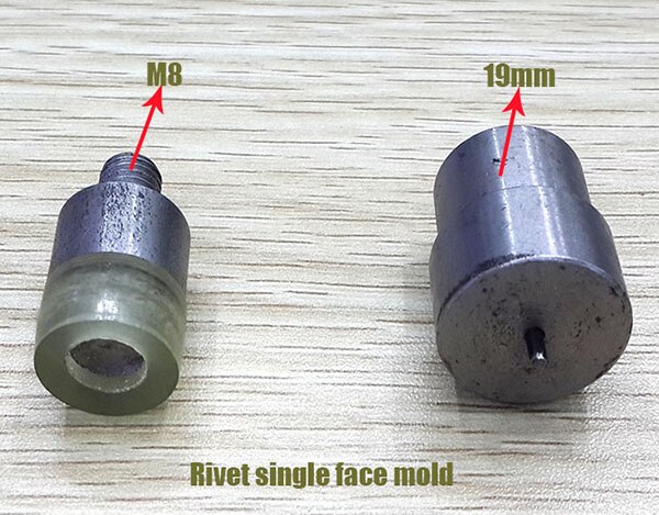 200 conjuntos 6 mm rebites avião caiu único-face rebites costura remendos sacos e sapatos acessórios botões snaps: molds