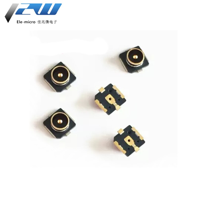 Base de antena de parche IPX4/IPEX4 generación 4 IPEX/U.FL SMT RF conector WiFi Coaxial generación 4 extremo de placa de antena 10 piezas
