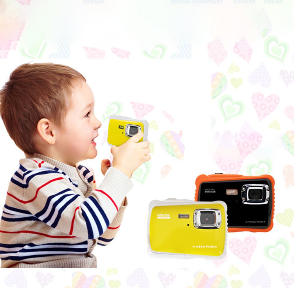 Vandtæt digitalt kamera med 8x digital zoom  / 8mp / 2 tommer tft lcd-skærm vandtæt kamera til børn