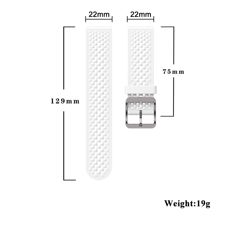 Silikonarmband für Amazfit Bip 6, Original-Armbinde, 22 mm, universelles Ersatzarmband für Amazfit Gleichgewicht/Gepard Profi