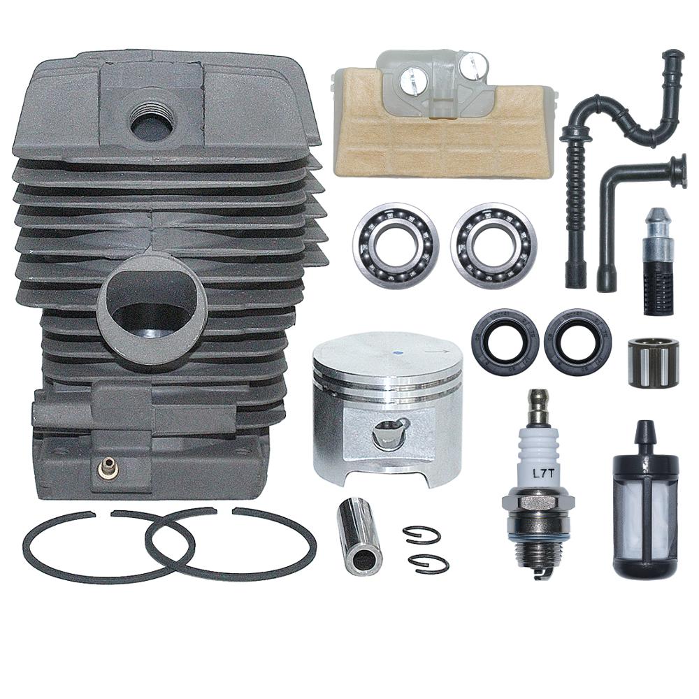Kit de Piston de cylindre de 46mm pour Stihl 029 MS290 039 MS390 pièces de tronçonneuse avec roulements de joint d'étanchéité