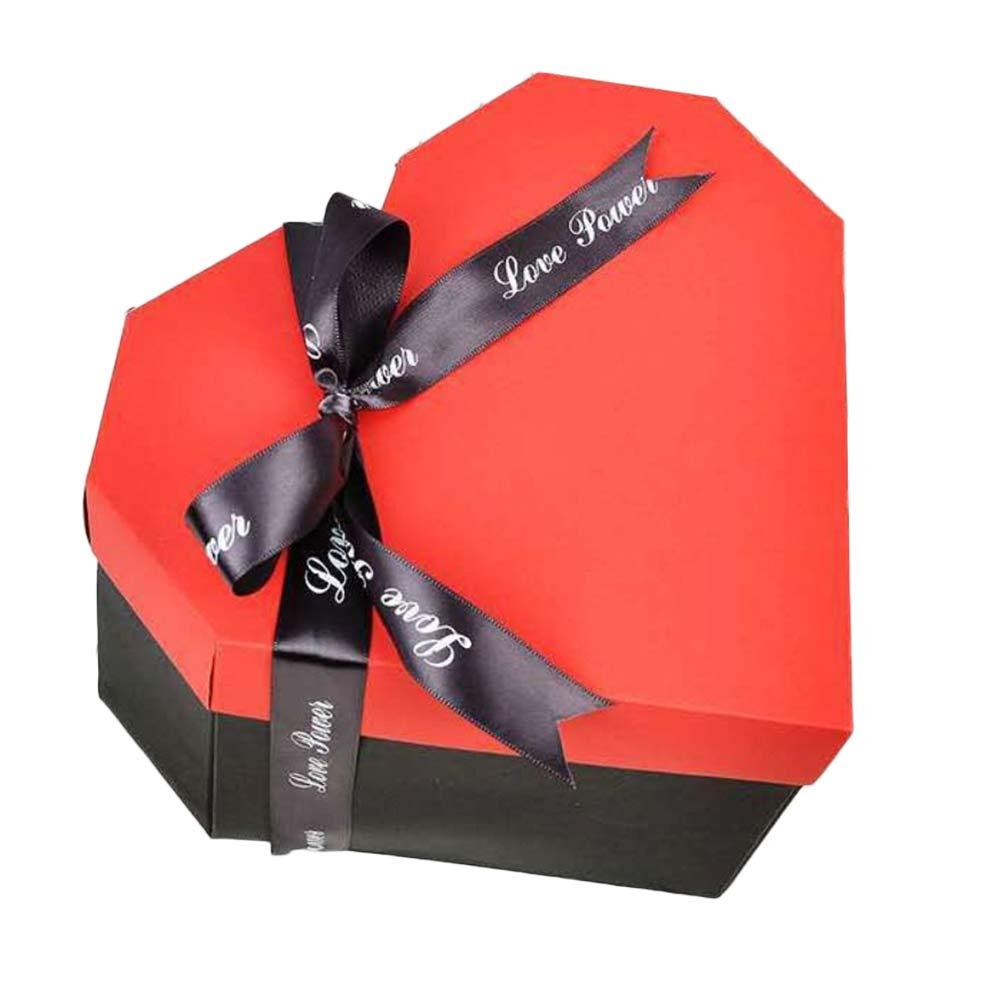 Paper Love Heart Explosion Box Self-adhesion Handmade Folding Photo Album Box Multi-Layer Scrapbook