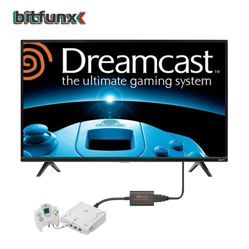 HDMI Adapter for Sega Dreamcast Consoles Dreamcast HDMI/HD-Link Cable