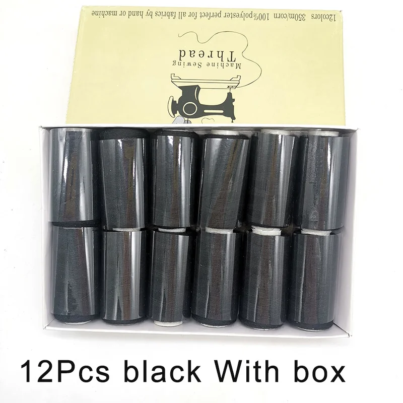 12Pcs Sewing Threads Kits Polyester Threads 380Yards Per Spools Embroidery Threads Bobbin Thread for DIY Crafts Sewing Machine: Lavender