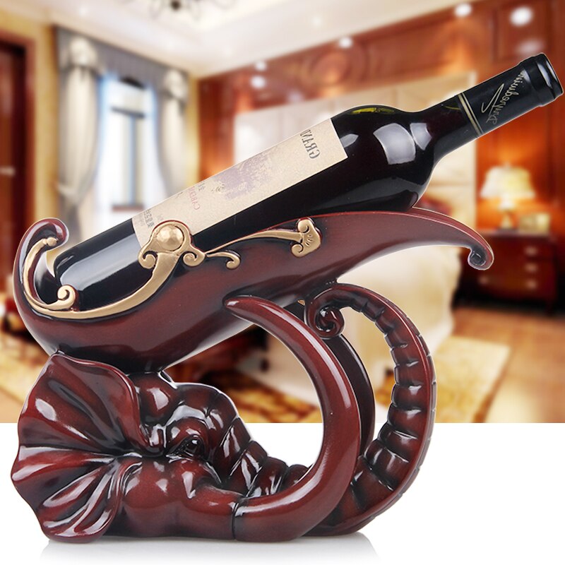 Europäischen Rotwein Halfter wohnzimmer luxus wein schrank dekorationen Hohe fuß wein glas Halfter haushalt wein flasche Gestell