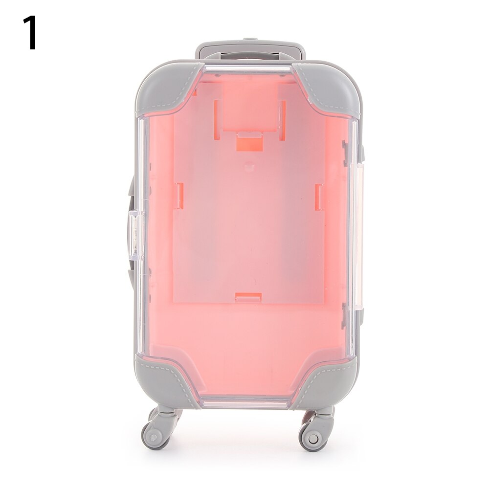 Mini Wagen Gepäck für Verpackung Puppe Schmuck Kleine Kleidung SchöNe Koffer Puppenhaus Dekoration Kunststoff Miniatur Spielzeug Stamm: A-1