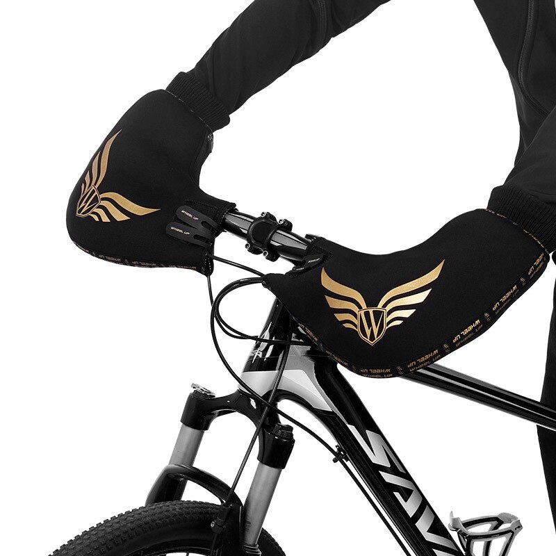 WHeeL UP Bike Handlebar Mitts Cyclist Pogies Mittens for Winter Thermal Cover for MTB Bike Warm Cycling Glove