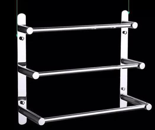 Modern 304 Stainless Steel Towel Ladder Modern Towel Rack Bathroom Products Wall Mounted Bathroom Accessories 38/48/58: 48cm
