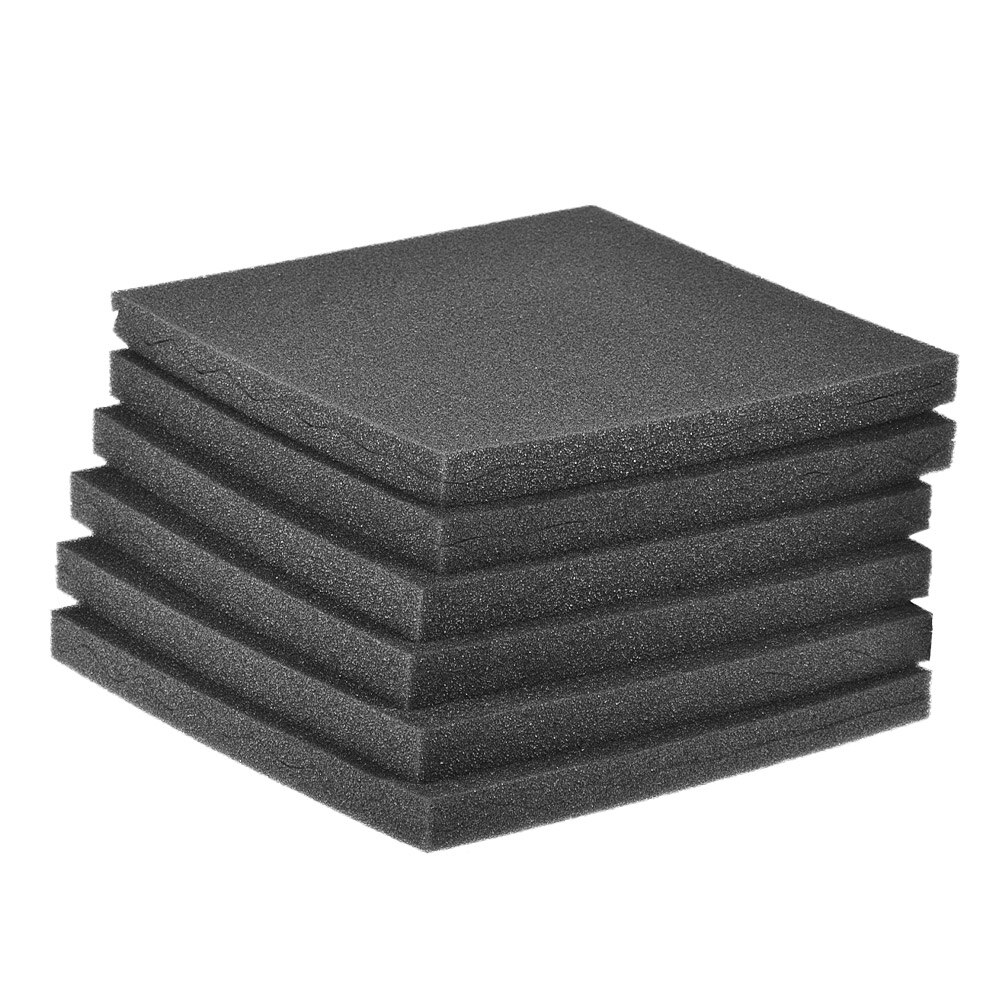 12/24 pakke akustiske skumpaneler lydisolering skum akustisk skum 30 * 30cm/ 12 * 12in akustiske skum lydabsorberende bomuld