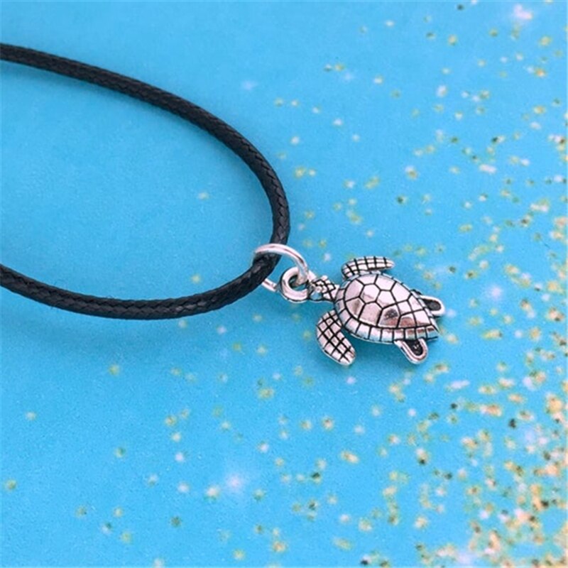 Collar de gargantilla de tortuga, joyería de tortuga de mar para collar de hombre, joyería de playa, de sealife, collar unisex, gargantilla de océano