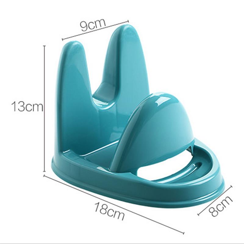 Cooking Tools Kitchen Solid Color Utensil Rest Spoon Rest Utensil Spatula Holder Heat Resistant Storage Shelves 3 Colors