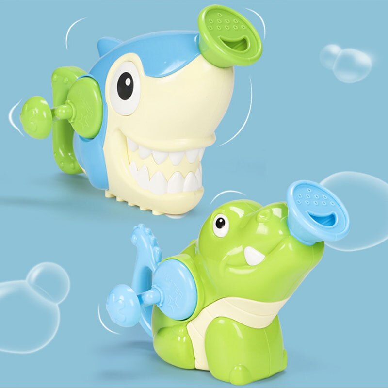 Vattenkruka badleksaker baby simning badrum bad dusch verktyg vatten hand spray leksaker 36 månader barn leksak, krokodil