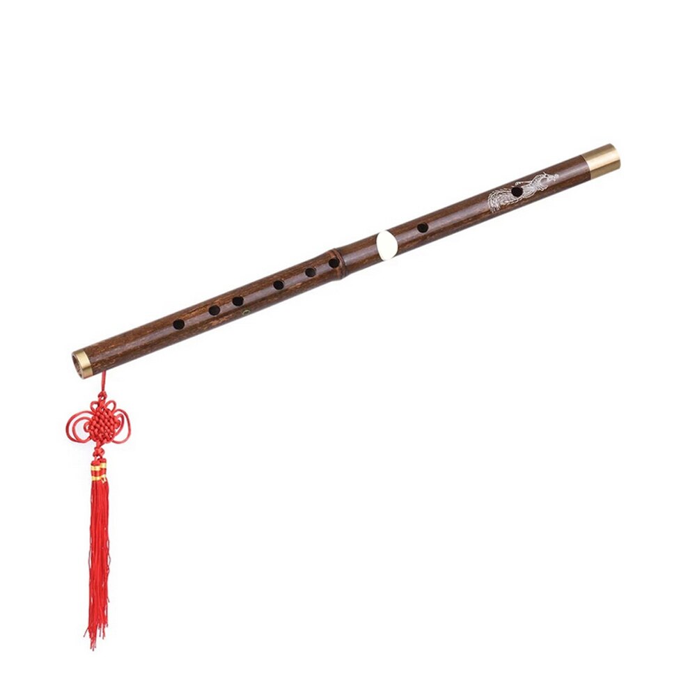 Bamboo Dizi Flute Traditional Handmade Chinese Musical Woodwind Instrument Key of C/D Study Level