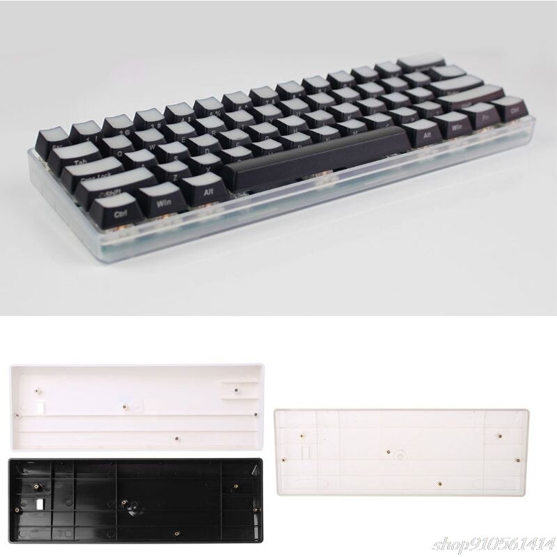 GH60 Compact Keyboard Base Seat 60% Keyboard Poker2 Plastic Frame Case N04 20