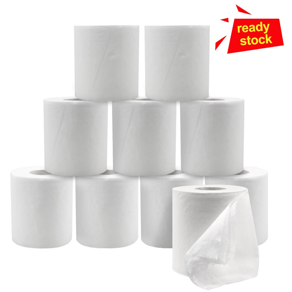 1 rollo de toallas de papel respetuoso con la piel, 4 capas para el hogar, rollo de tejido, papel higiénico, papel higiénico suave