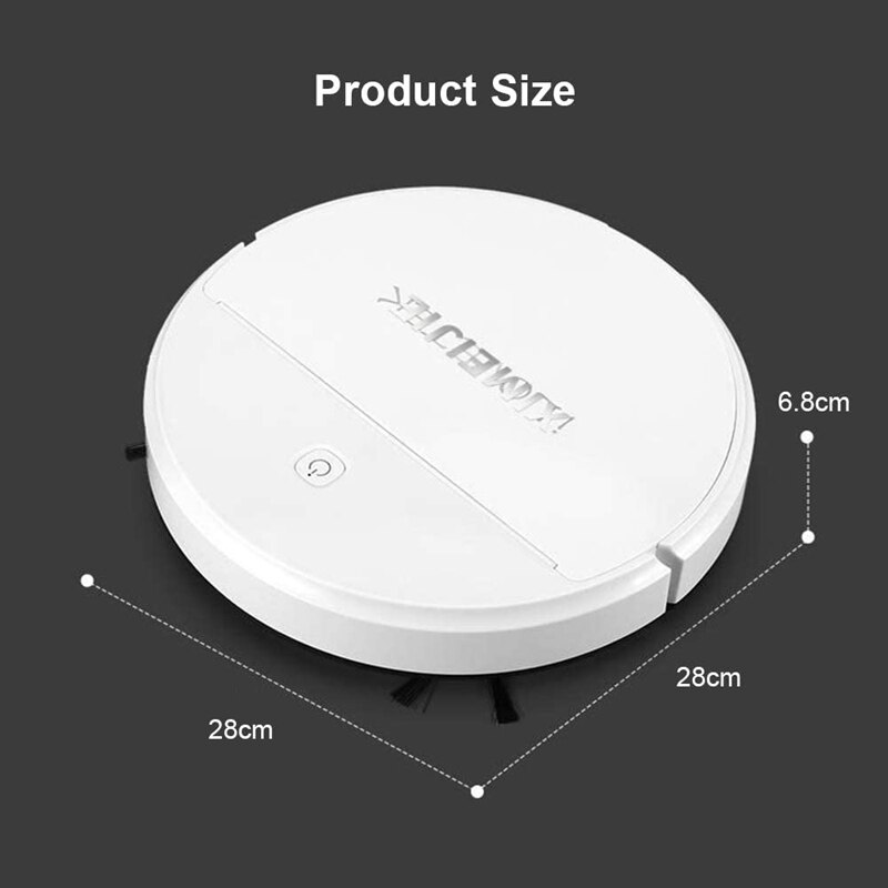 XIMEIJIE XM30 1800Pa Vacuum Cleaner ligent er ing Robot Household Cleaner for Household Cleaning,White