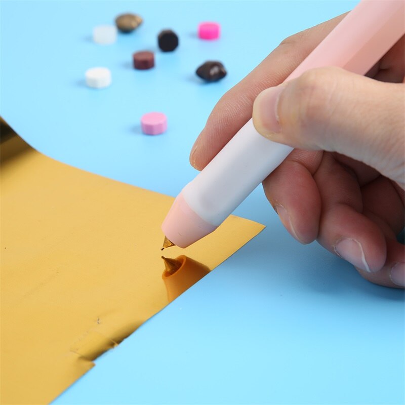 Roze Verwarming Stempelen Folie Pen Hittebestendig 1.5Mm/0.8Mm/2.5Mm Scrapbooking Voor Papier Leer plastic Gebruikt Diy Gereedschap