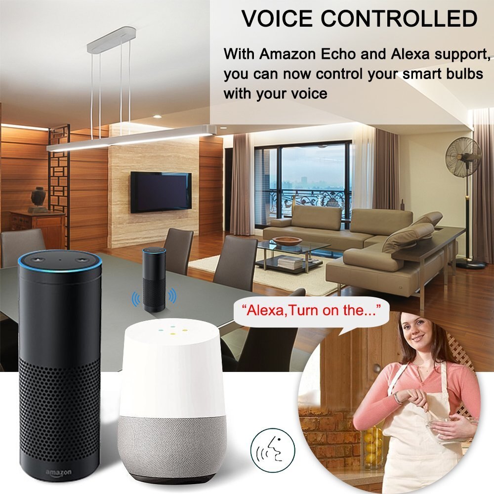 WiFi Smart Light Switch, 2 Switches Touch Wall Plate Alexa Light Switch, In-Wall Wireless On/Off Wall Switch, Timing, Voice Ap