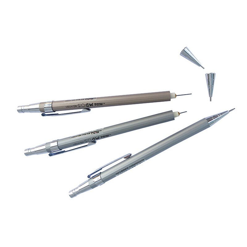 1 piece Mechanical Pencil Metal Rod Automatic Pencil 0.5mm/0.7mm Activity Pencil