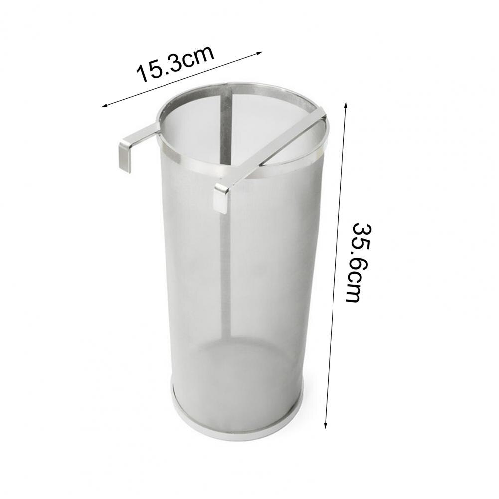 Filtro de vino 304 ecológico a prueba de óxido, acero inoxidable, tolva de vino, colador de araña, cerveza casera, Hop, filtro de malla para el hogar