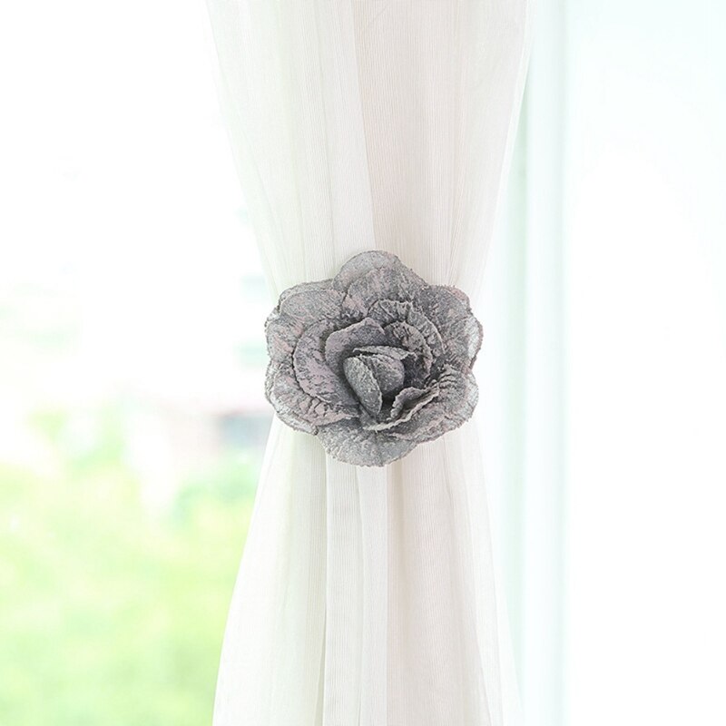 Neue 1pc Blume Vorhänge Tieback Magnet Vorhänge Schnalle Magnetische Vorhang Halfter Vorhang Gurt Zubehör