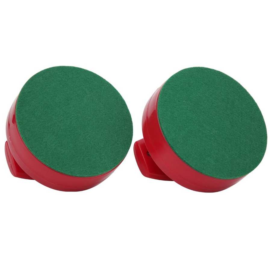 Hockeyspel bord 94mm slider pusher set med 4 puckar tillbehör stor storlek röda bordshockey puckar