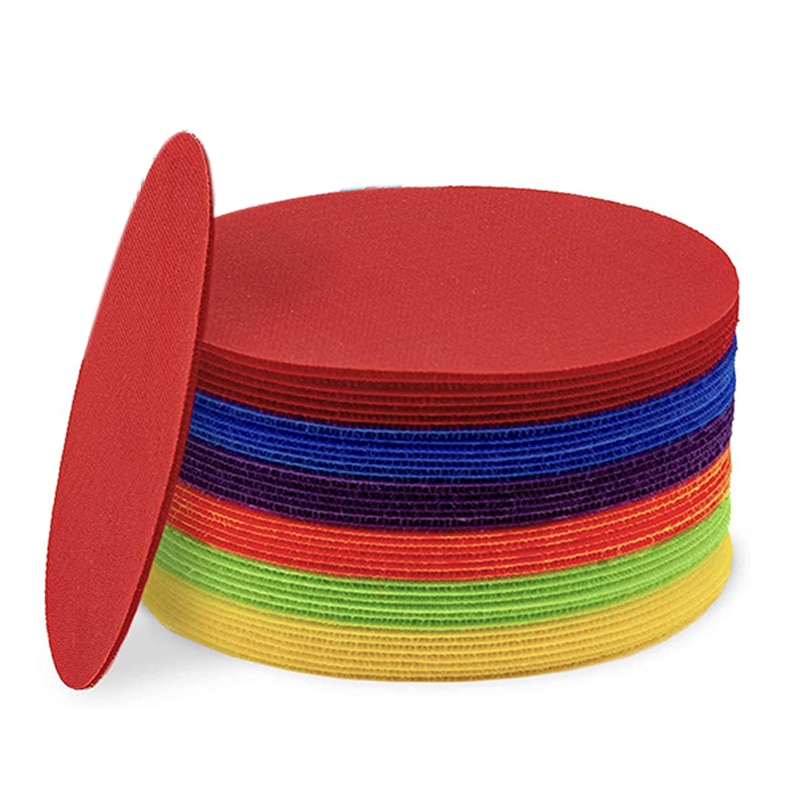 Social Distancing Floor Decals Carpet Markers Sit Spots for Classroom Carpet Spots 36 Pack Large 5.5 Inch for Preschool