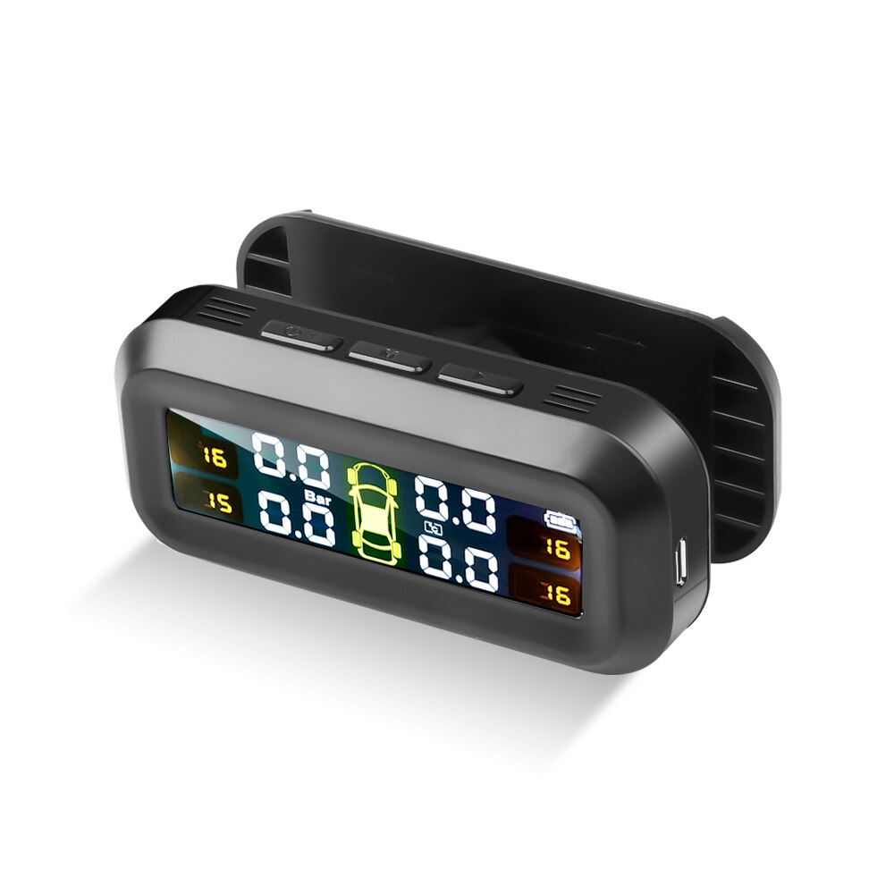 Auto USB Bandenspanning Monitor Systeem TPMS Monitoring Alarm met Externe Sensor Bandenspanning Detector voor Android Navigatie TPMS Android Voiture