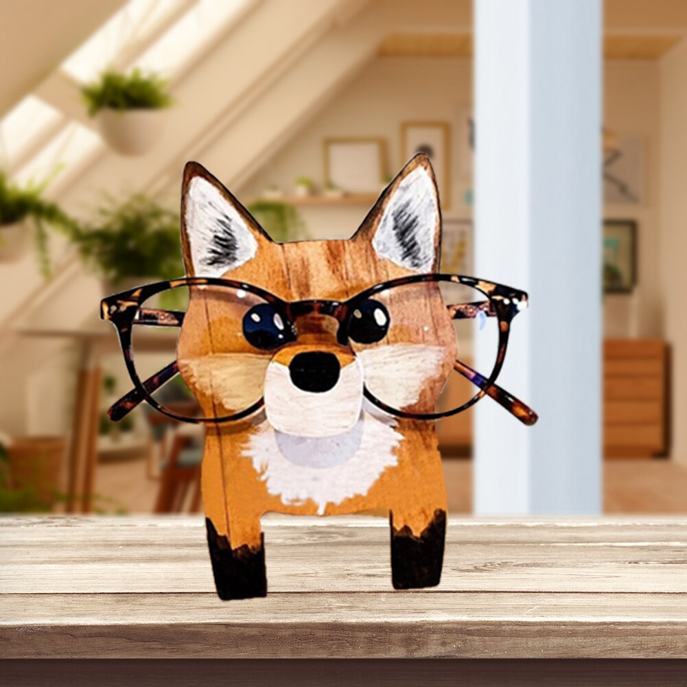 Porte-lunettes en bois sculpté à la main, support de lunettes de soleil, décoration de la maison,