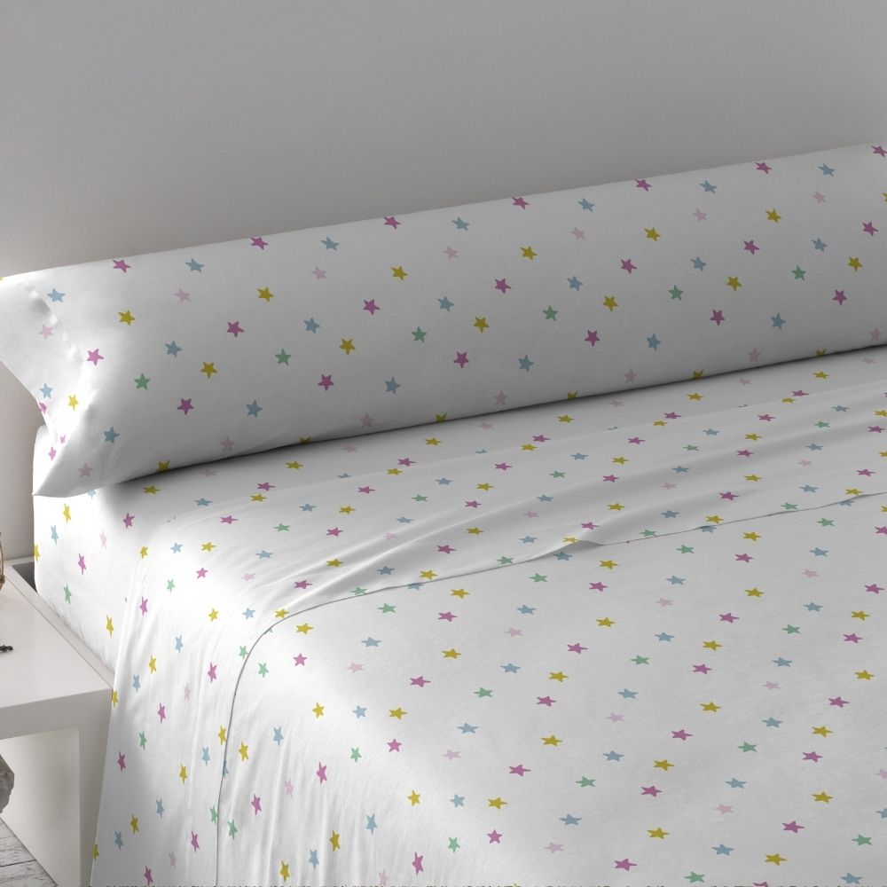 PimpamTex- Juego de sábanas para cama 90 100% Algodón | Ropa de cama con 3 Piezas y Estampados Originales | Sábanas Cama IT/PT: Letizzia