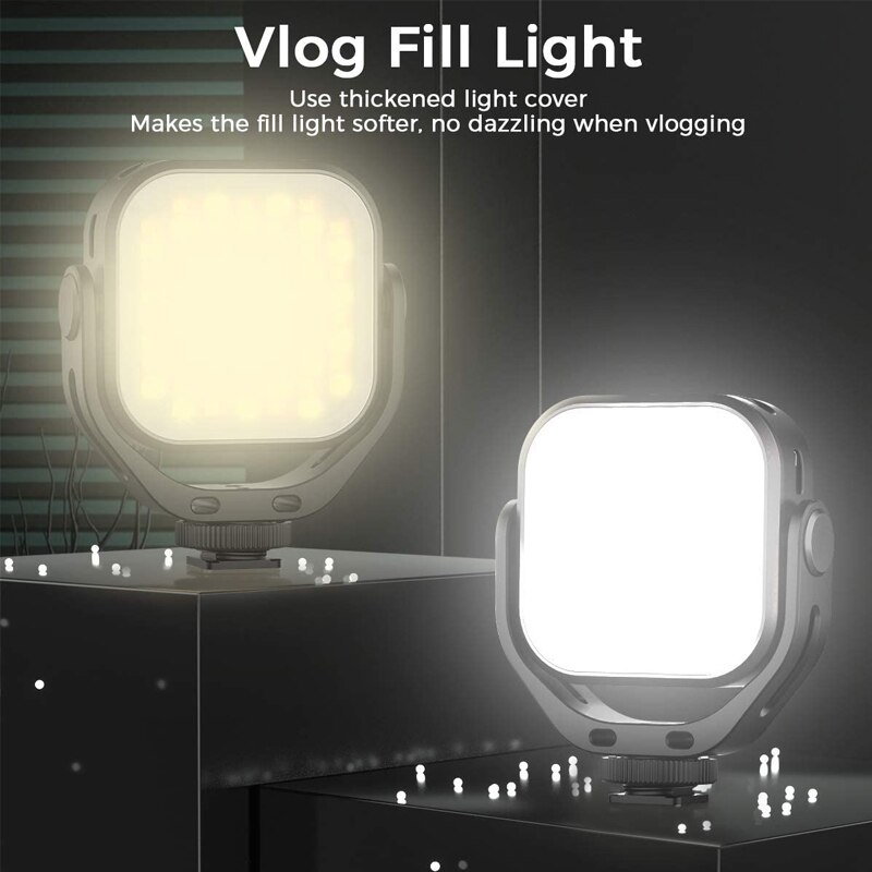 Ulanzi Vijim VL66 Einstellbare LED Video Licht mit 360 Drehung Halterung Halterung Rechargable DSLR SLR Handy, Mobiltelefon Tragbare Füllen Licht