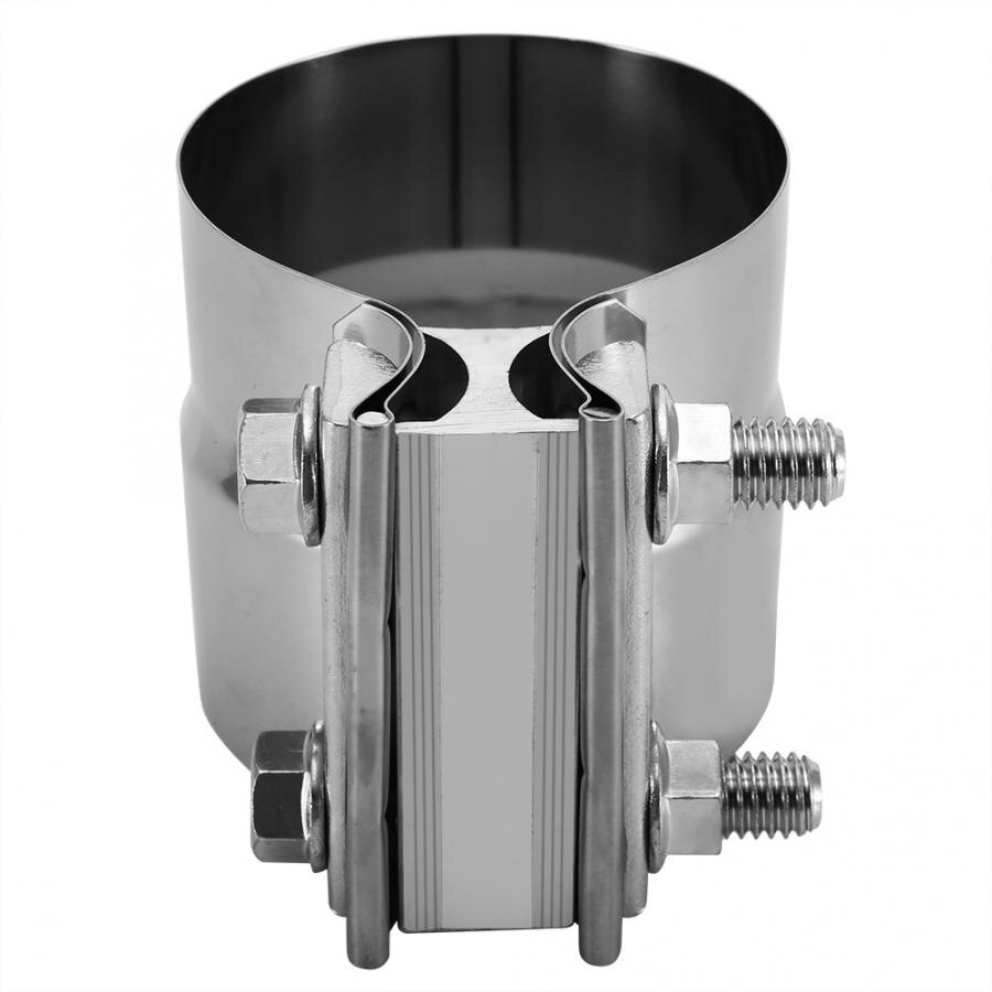 Universal Car Stainless Steel Exhaust Pipe Clamp Lap Joint Band Clamp (3 Inch) exhaust pipe connector exhaust manifold