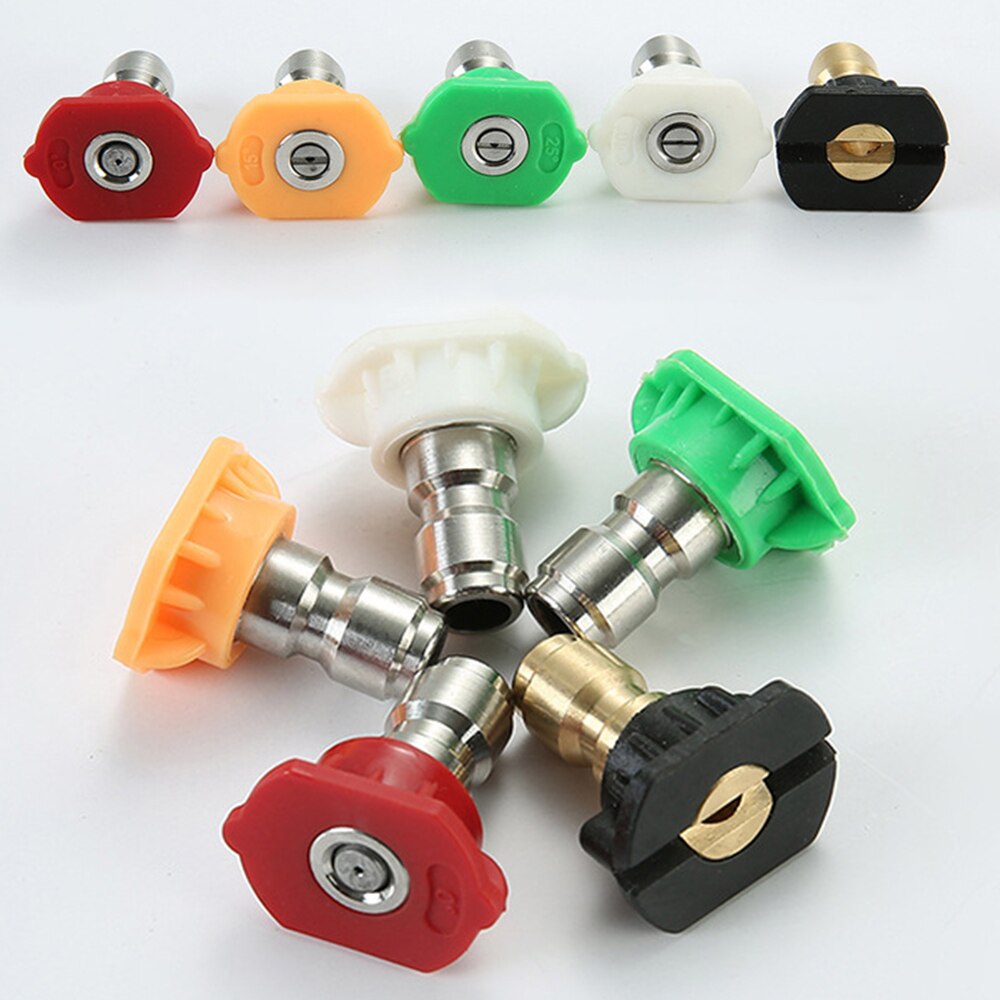 Pressure Car Washer Soap Spray Nozzles Pump Foamer Lance Jet 14mm M22 Socket 1/4" Quick Release Snow Foam Cleaning Tool