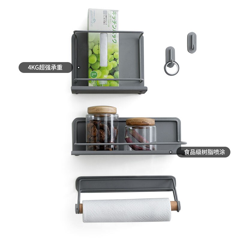 Xiaomi – étagère magnétique murale en acier inoxydable pour réfrigérateur, rangement de cuisine, autocollant, accessoires de cuisine